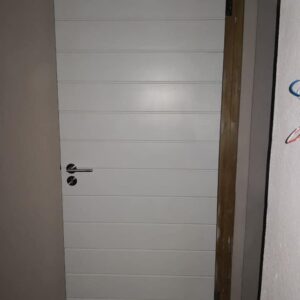 White Primed - Horisontal Slatted Deep Grooved